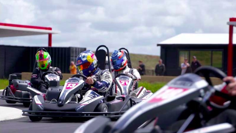 Experience Go Karting at its very best at Te Kauwhata’s awesome Hampton Downs Motorsport Park!